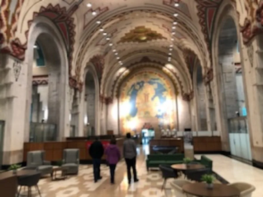 The Guardian Building lobby